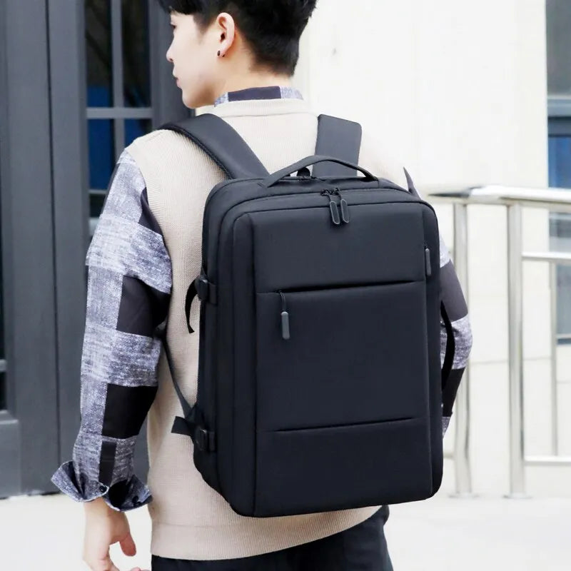 Classic Travel Backpack 
Business , School Expandable USB Bag 
Large Capacity Laptop Waterproof Fashion Backpack